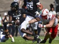 September 09, 2023: Colorado Buffaloes guard Luke O'Brien (0) slips the attempted sack by Nebraska Cornhuskers defensive lineman Nash Hutmacher (0) in the football game between Colorado and Nebraska in Boulder, CO. Derek Regensburger/CSM.