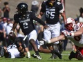 September 09, 2023: Colorado Buffaloes quarterback Shedeur Sanders (2) slips the attempted sack by Nebraska Cornhuskers defensive lineman Nash Hutmacher (0) in the football game between Colorado and Nebraska in Boulder, CO. Derek Regensburger/CSM.