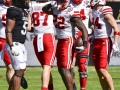 September 09, 2023:  Nebraska Cornhuskers running back Gabe Ervin Jr. (22) signals a first down after a long run in the football game between Colorado and Nebraska in Boulder, CO. Derek Regensburger/CSM.