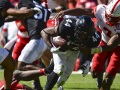 September 09, 2023: Colorado Buffaloes linebacker Jordan Domineck (44) scoops up a fumble the second quarter in the football game between Colorado and Nebraska in Boulder, CO. Derek Regensburger/CSM.