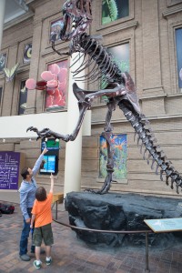 Lenny, Isaac, and Tyrannosaurus Rex
