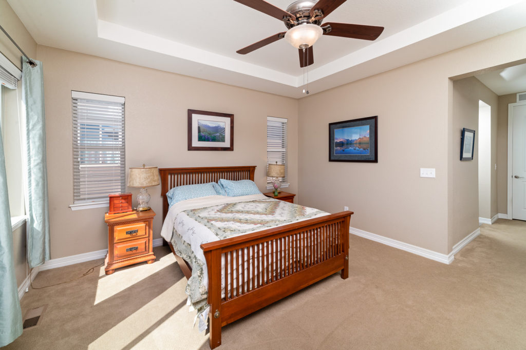 HDR, flash, blended exposure, flambient, real estate photography, interior, master bedroom, broomfield, colorado
