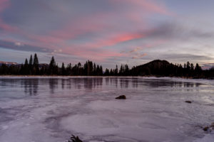 Sprague Lake in winter